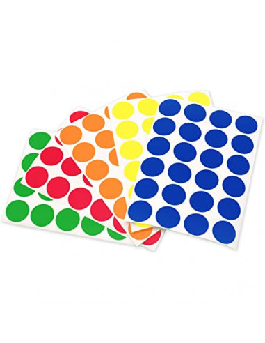 186 STIKERS 5 COLORES