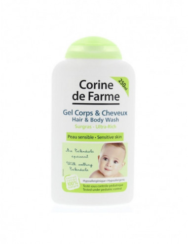 CORINE DE FARMA GEL DE BAÑO BEBE 250ML