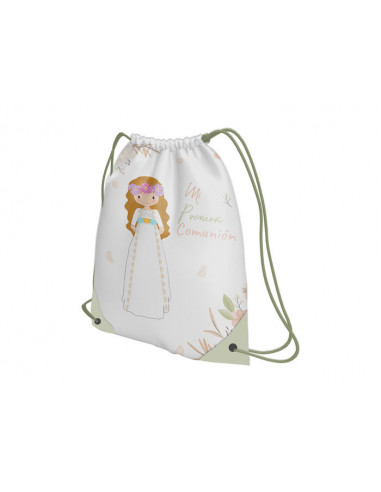 MOCHILA 43X34CM MI PRIMERA COMUNION NIÑA