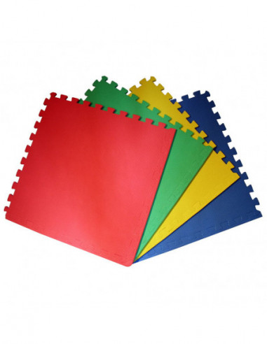 BALDOSA COLOR GOMA EVA 60X60CM 4 PZS