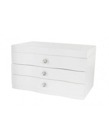 JOYERO MDF TERCIOPELO 27X18X16 ESPEJO...