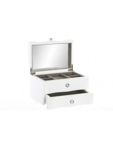 JOYERO MDF TERCIOPELO 20X13X12 ESPEJO...