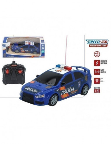 SPEED & GO-COCHE RC 1:20-POLICIA...