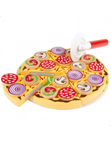 WOOMAX-SET PIZZA DE MADERA 27 PCS +24M