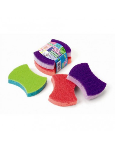 SET ESTROPAJOS MINISLIM MULTIC.X2 19132