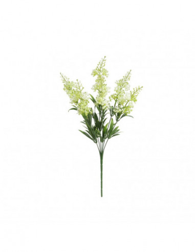 RAMO LILAS PLASTICO X 7-48 CM (BLANCO)