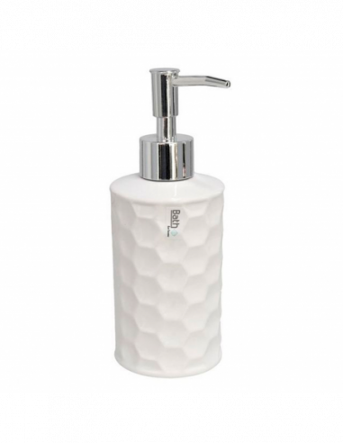 DISPENSADOR JABON MOBY 260ML - BLANCO