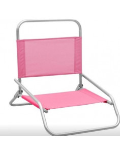 SILLA DE PLAYA ROSA
