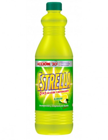 LEJÍA ESTRELLA CON DETERGENTE LIMON