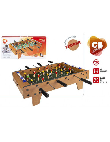 FUTBOLIN MADERA 60X30XH20 CM - CB GAMES