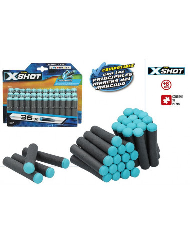 X-SHOT EXCEL - BLISTER 36 DARDOS +8A