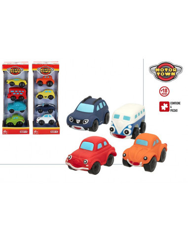 MOTOR TOWN - PACK 4 COCHES BLANDITOS...