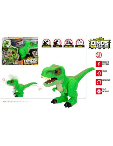 DINOS UNLEASHED-DINO ELEC T-REX C/...