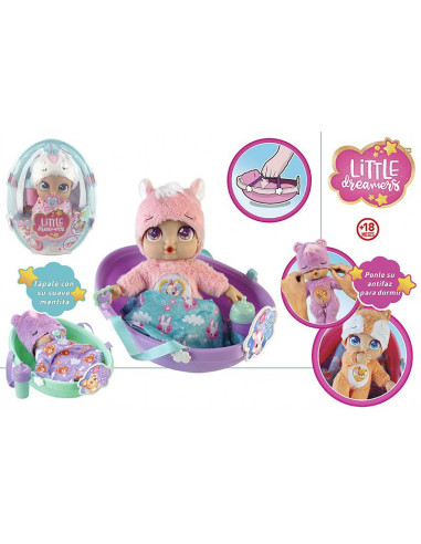 LITTLE DREAMERS - MUÑECA BEBÉ C/CUNA...