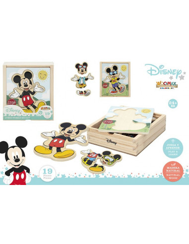 WOOMAX-DISNEY PUZZLE MADERA TRAJES 19...