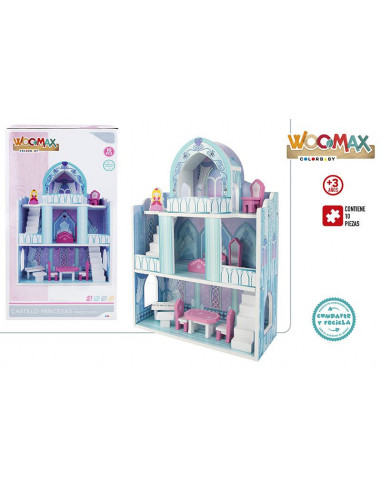 WOOMAX-CASTILLO DE MADERA 37X15X53.5...