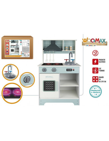 WOOMAX-COCINA DE MADERA ELEC...