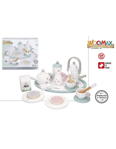 WOOMAX-JUEGO CAFE MADERA +24M