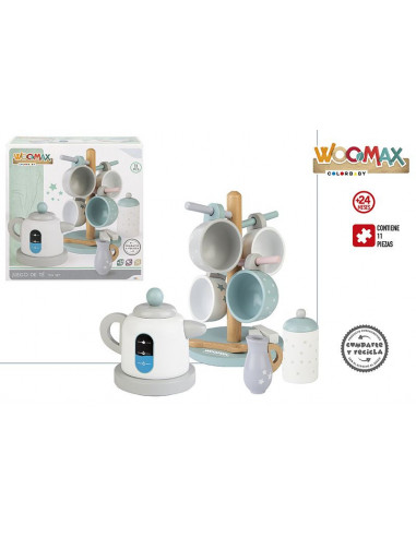 WOOMAX-JUEGO DE TÉ +2A