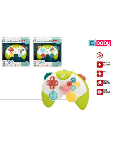 C'BABY-MANDO C/ MUSICA Y LUZ +12 M
