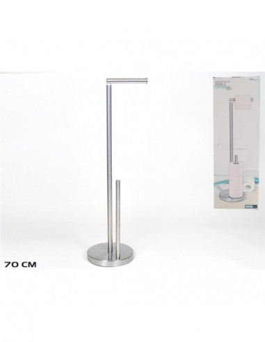 PORTARROLLOS LUTTON DOBLE BAÑO 68X18CM