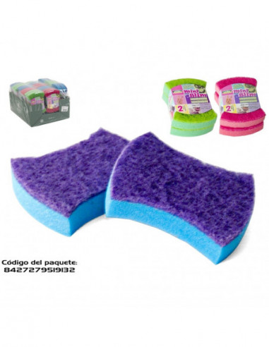 SET ESTROPAJOS MINISLIM MULTIC.X2 19132