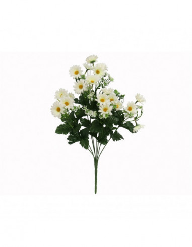 RAMO MINI MARGARITAS X24-45CM (BLANCO)
