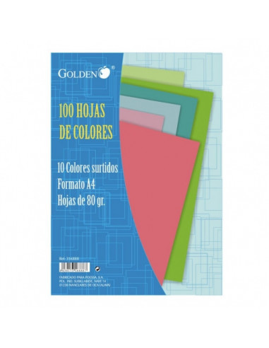 FOLIOS COLORES 100H