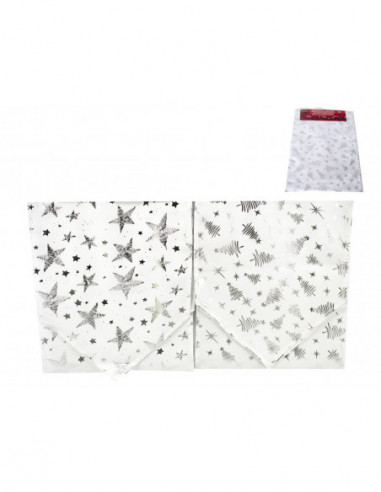 CAMINO DE MESA 30X180CM PLATA 2 SURTIDOS