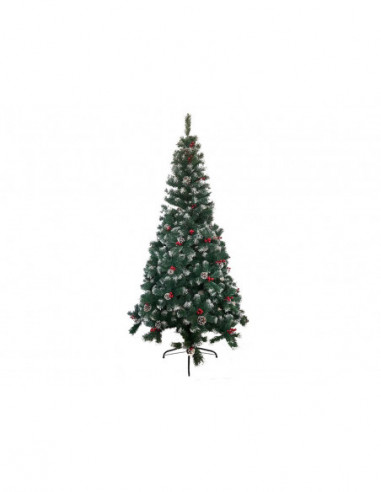 PINO NAVIDAD VERDE NEVADO 180CM 700 PUNT