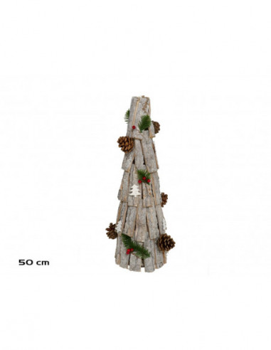 ARBOL NAVIDAD TRONCOS 18X18X50CM