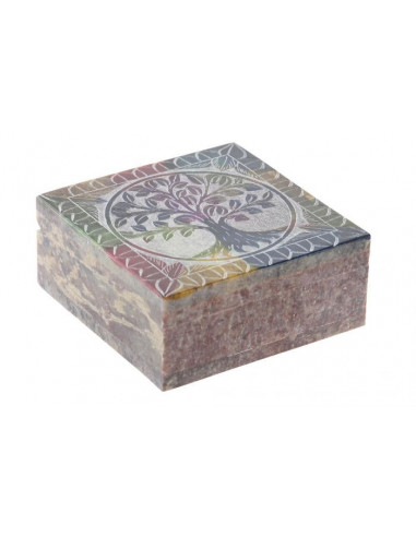 JOYERO PIEDRA 10X10X4,5 ARBOL TALLADO...