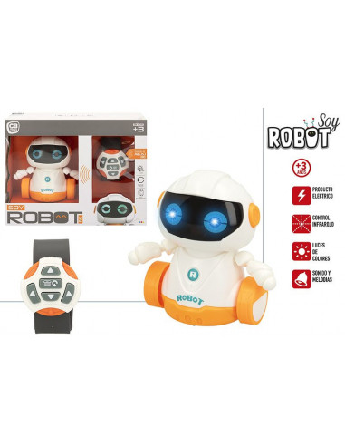 ROBOT CON LUCES Y SONIDOS - CONTROL...