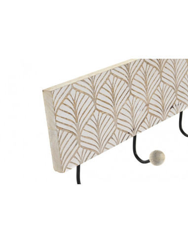 PERCHERO PARED MANGO METAL 38X6X18...