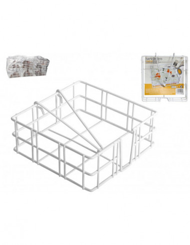 SERVILLETERO METAL PLASTIFICADO 27640-W