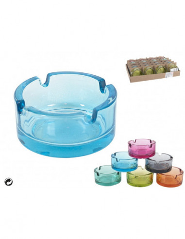 CENICERO FIRE 7.2X3.6CM COLOR.SURT