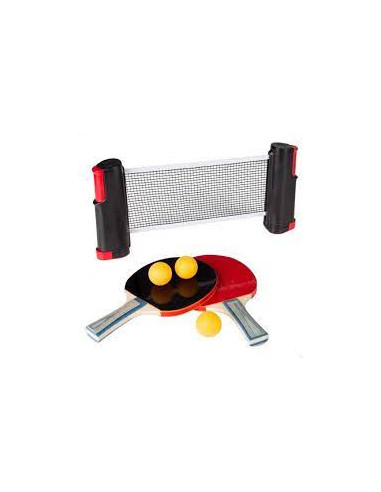 SET RAQUETAS PING PONG C/RED...