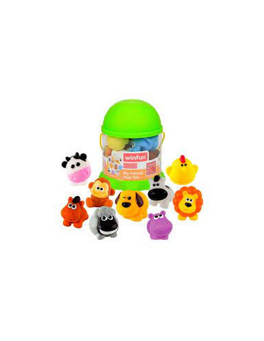 SET 10 ANIMALES PVC 6M+ (WINFUN)