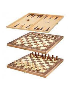 JUEGO AJEDREZ + BACKGAMMON...