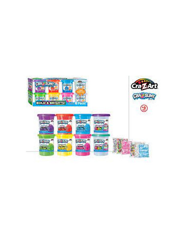 CRA-Z-SLIMY-PACK 8 BOTES SLIMY