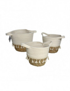 CESTA LINARES 28X28X19CM