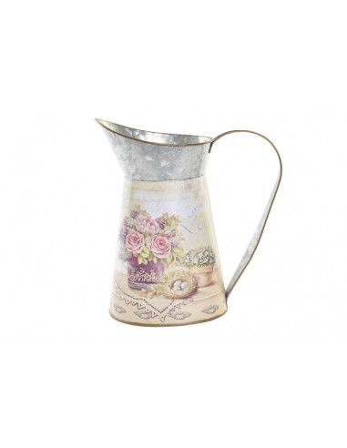 REGADERA METAL 23X13X26 LOVE ROSA