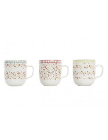 MUG PORCELANA 12X8,5X10 380ML, VICHY...