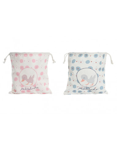 BOLSA CANVAS ALGODON 24X2X26 PATITOS...