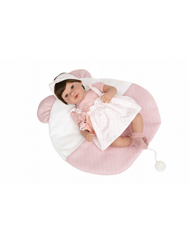 ELEGANCE 45CM. IRIA ROSA C/MANTA...