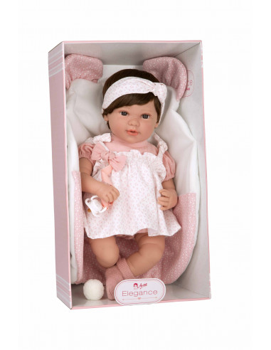 ELEGANCE 45CM. IRIA ROSA C/MANTA...