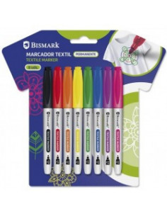 BISMARK MARCADOR TEXTIL...
