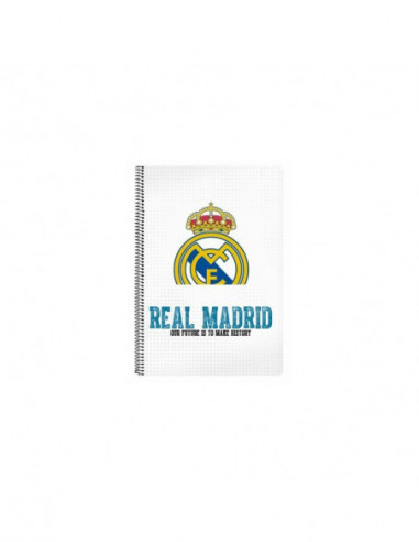 REAL MADRID LIBRETA A4 CUADROS