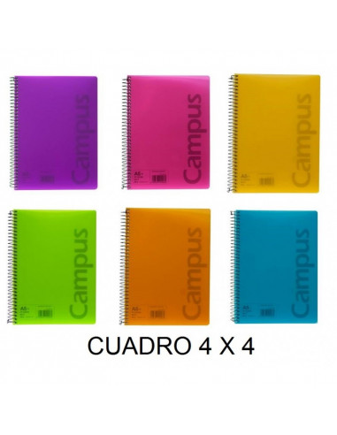 CAMPUS LIBRETA TAPA BLANDA A5 CUADROS
