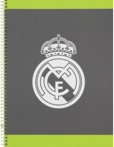REAL MADRID LIBRETA A4 CUADROS